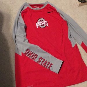 Ohio State Nike elite dri-fit long sleeve shirt